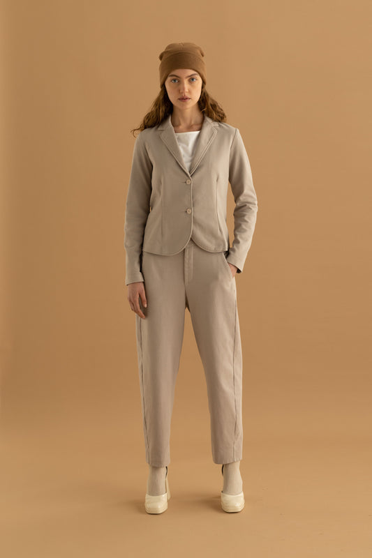 Single-Breasted Jersey Blazer Punto Milano Garment Dyed 58WU 2548