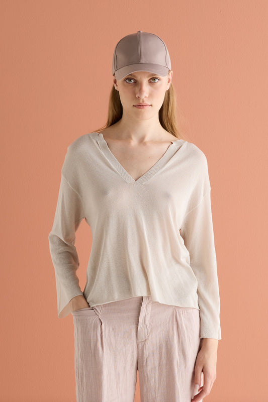 Long Sleeves T-Shirt with V-Neck M560 9500