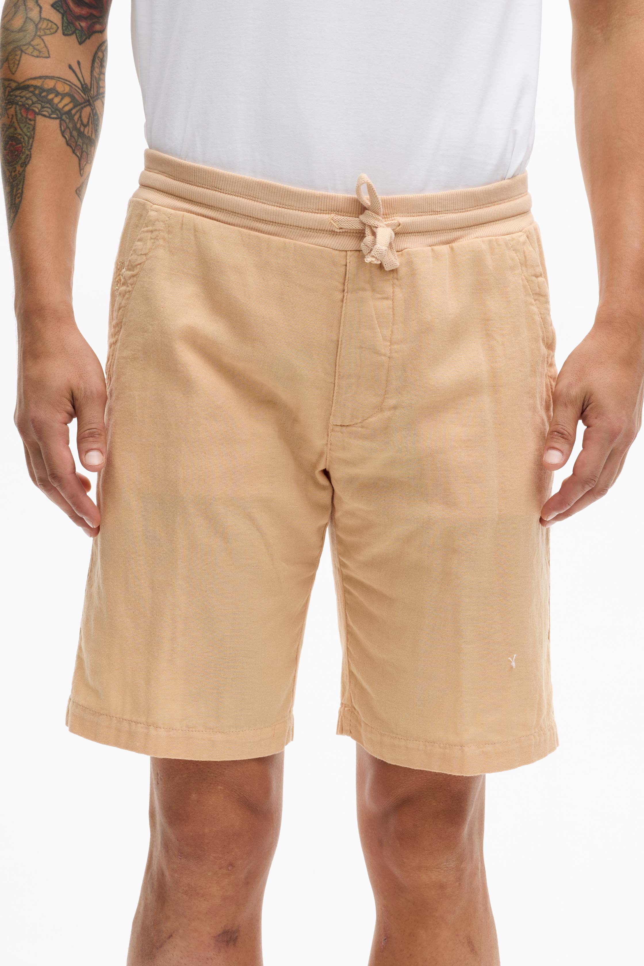 Short Relaxed Fit Garment Dyed for Man 008U 7500 – European Culture