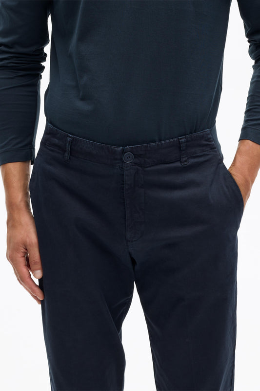 Comfort Trousers Garment Dyed for Man 011U 3792