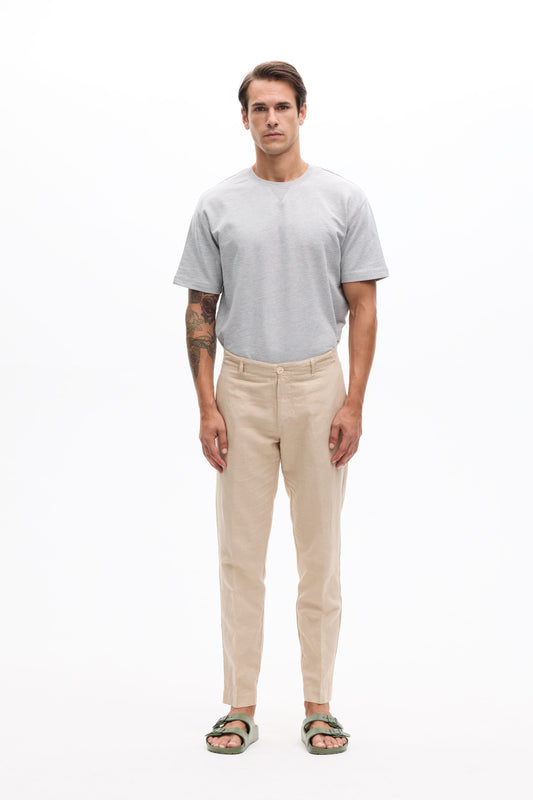 Confort Linen Chino Garment Dyed for Man 013U 7050