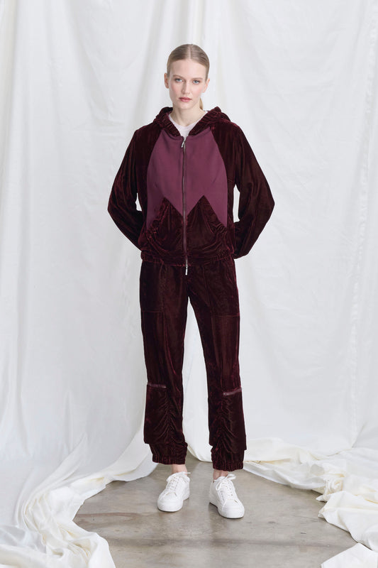 Viscose Velvet Cargo Trousers 07Q0 0560