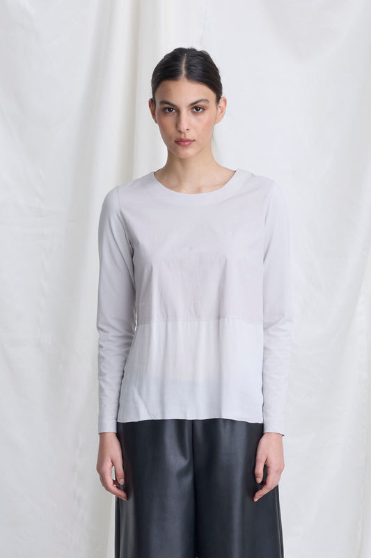 Long Sleeved Crew Neck T-shirt 38T0 3219