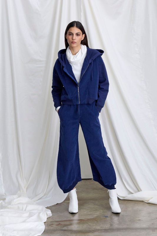 Cotton Corduroy Hoodie 48YU 0038