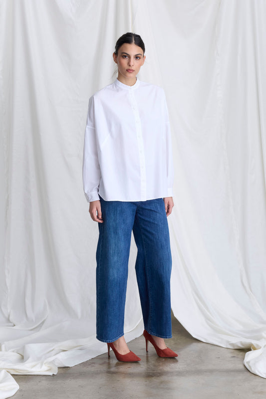 Shirt With a Sail Collar 67EU 3183