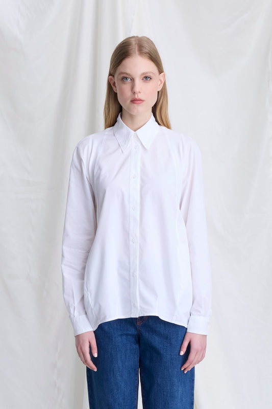 Shirt With a Sail Collar 67FU 3183