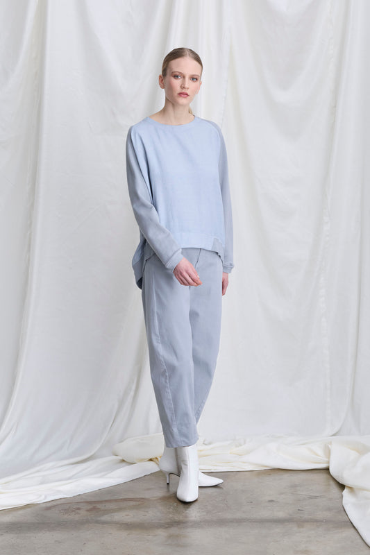 Ergonomic Pants Stretch Cotton Garment Dyed 08GU 3821