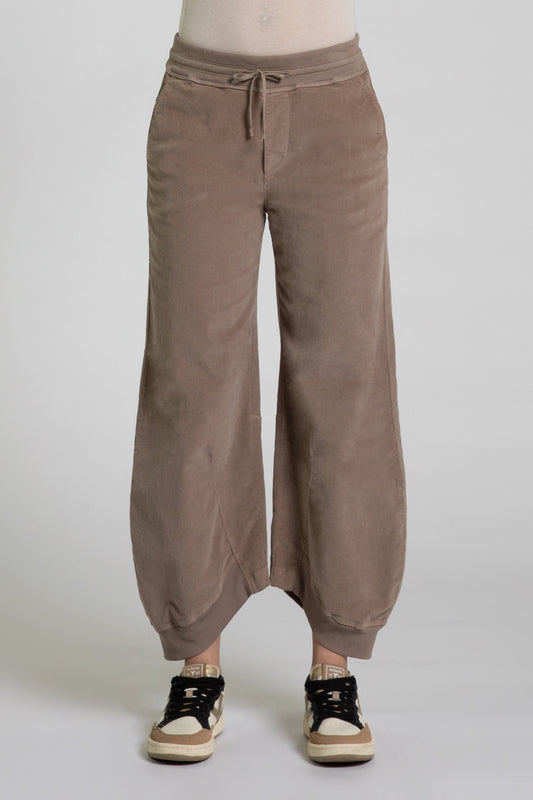 Corduroy ribbed jogging trousers 06BU 0038