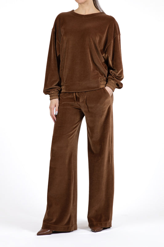 Cotton-blend chenille kimono sweatshirt 47MU 0520