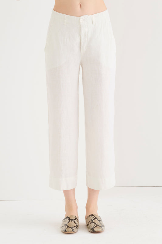 Pantaloni di lino 06RU 7095