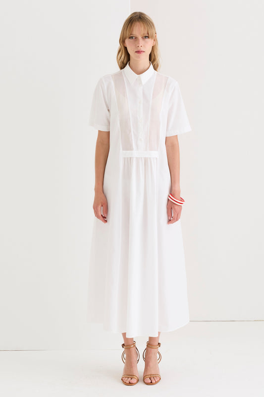 Cotton poplin shirtdress 126U 3183