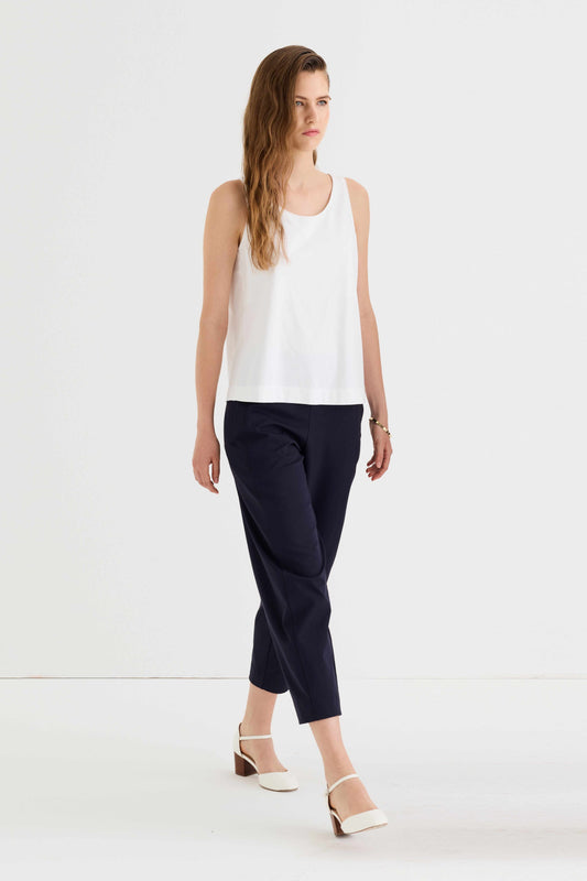 Stretch cotton jersey top 35L0 2790