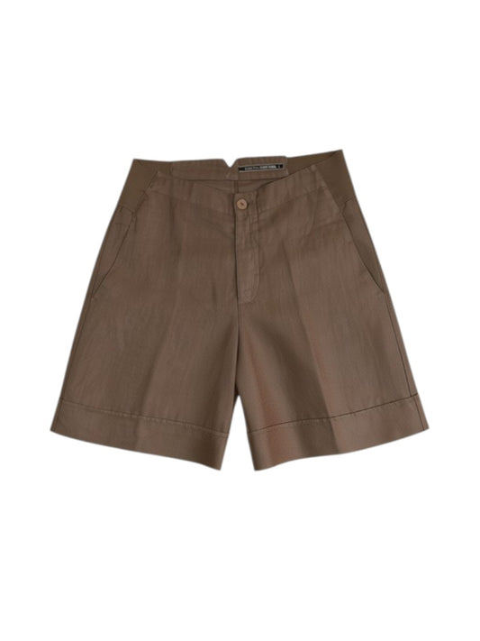 Bermuda shorts in ramie and cotton 05G0 3863