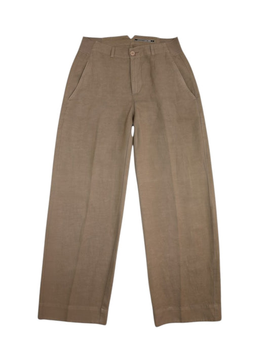 Trousers crafted from linen and viscose twill 06R0 7076
