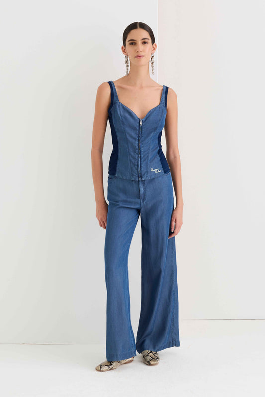 Top with zip fastening 698E 4202