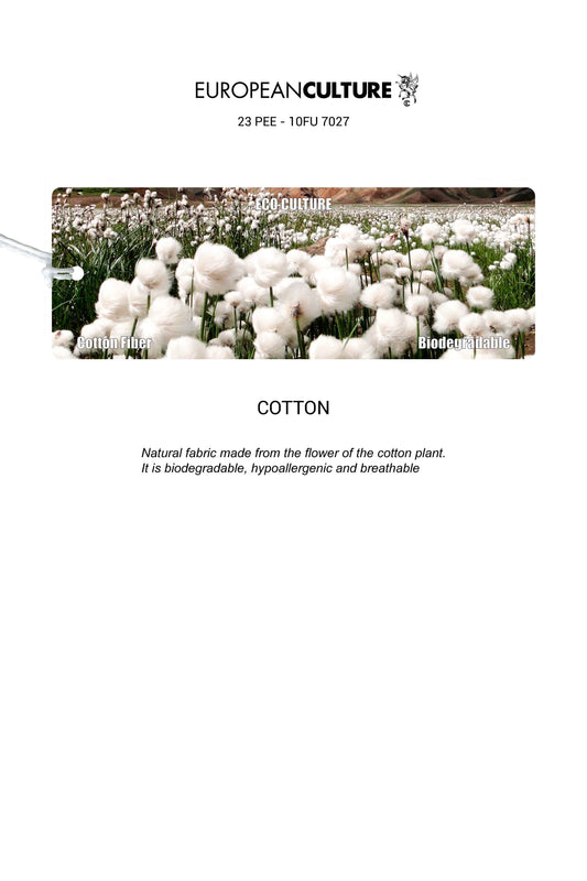 European Culture - Pleated cotton dress 7027 1656 - tag