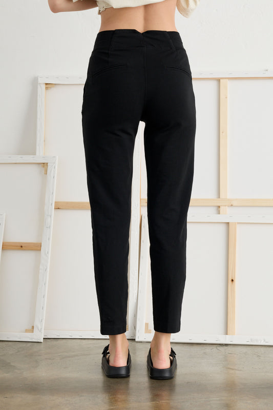 Cropped Pants Garment-Dyed - Back