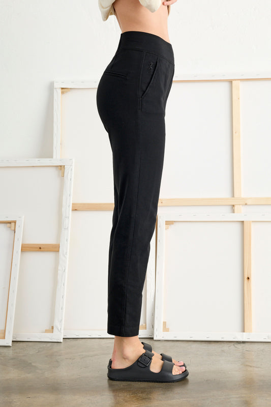 Cropped Pants Garment-Dyed - Side
