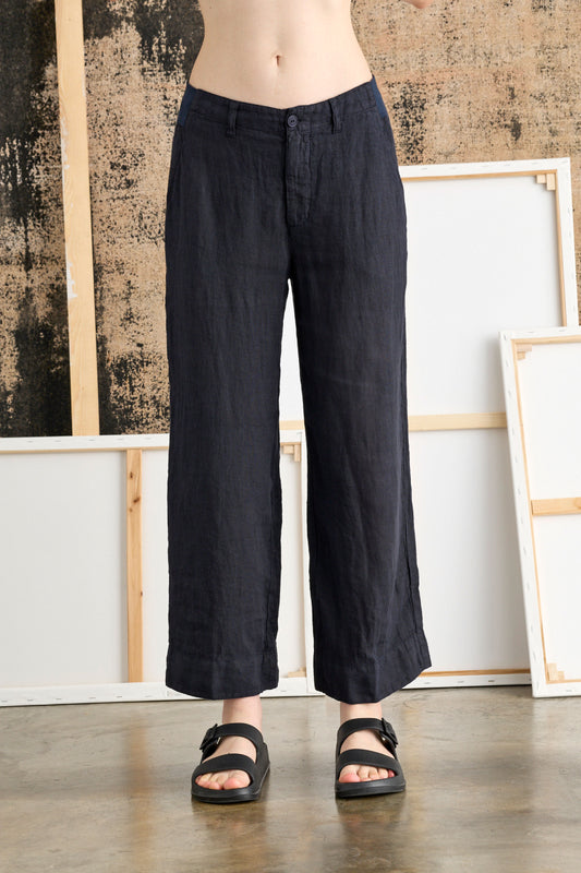 Wide Leg Pants Garment-Dyed 06RU 7023