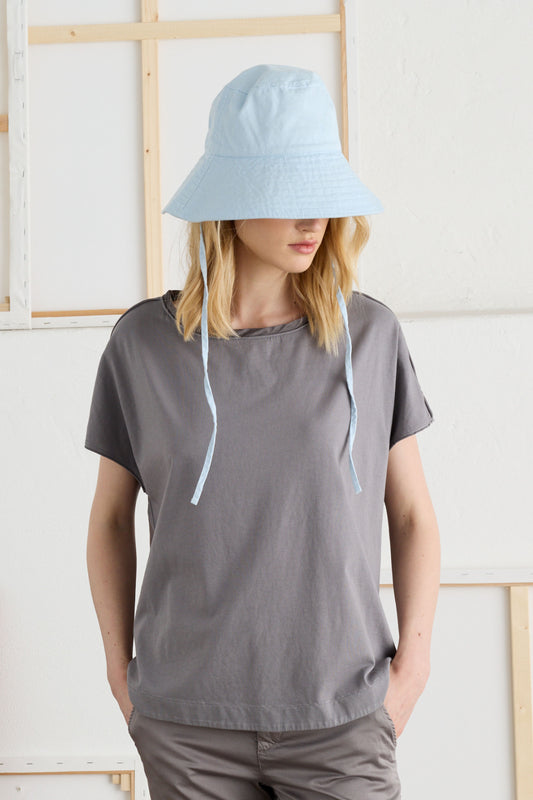 Round Neck T-Shirt Garment-Dyed - Front